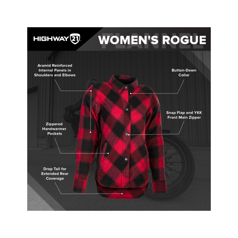 Flanelle d&#39;équitation Rogue Highway 21 pour femmes