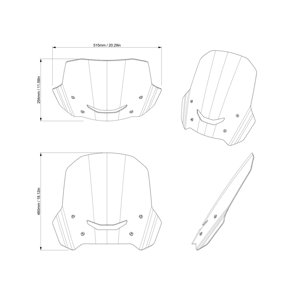 Can-Am High Windshield | Canyon
