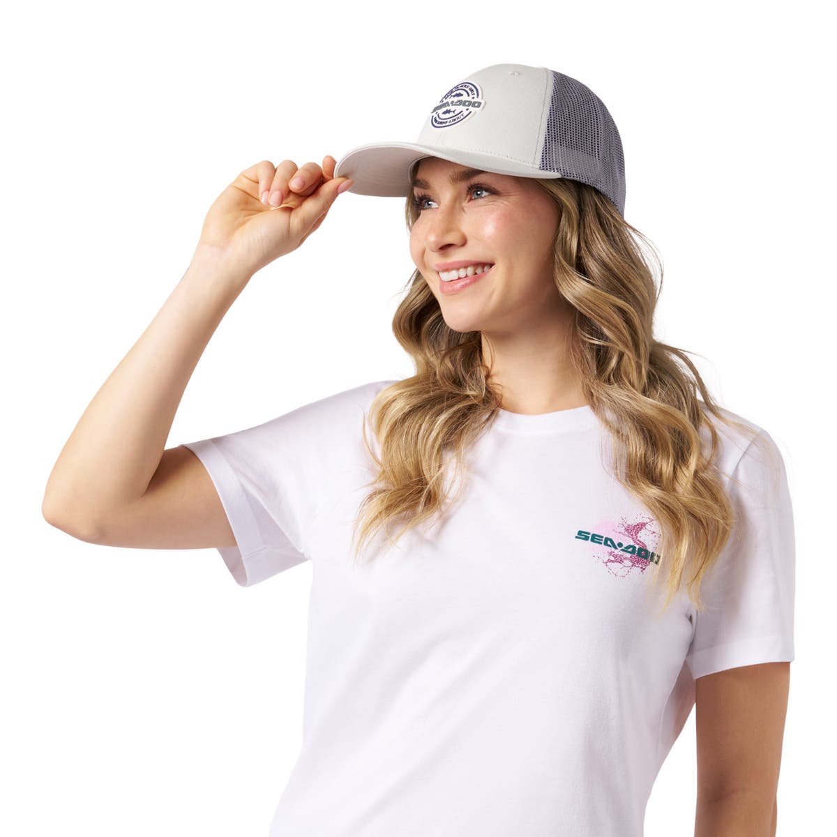 Sea-Doo Unisex Fishing Curved Mesh Cap