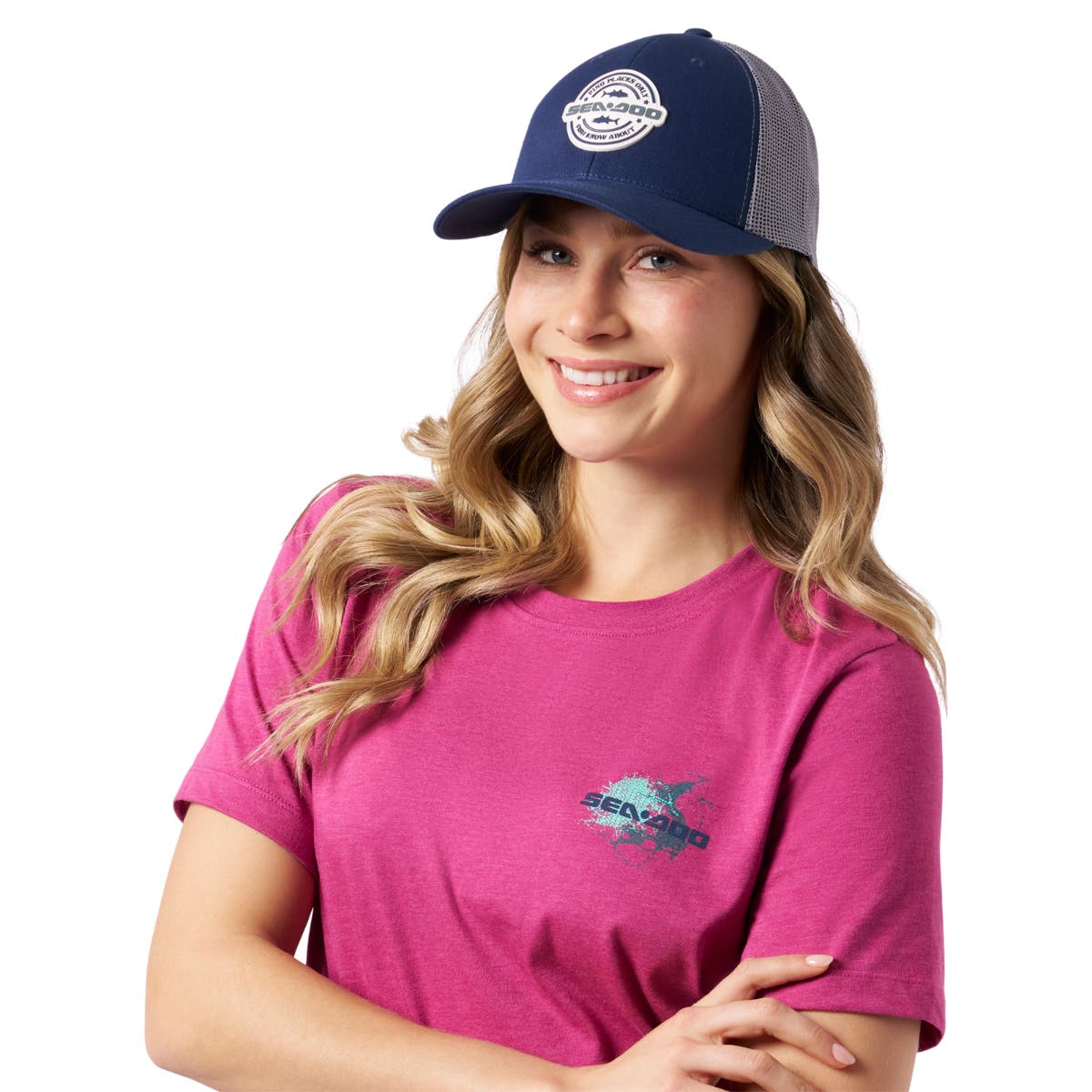 Sea-Doo Unisex Fishing Curved Mesh Cap