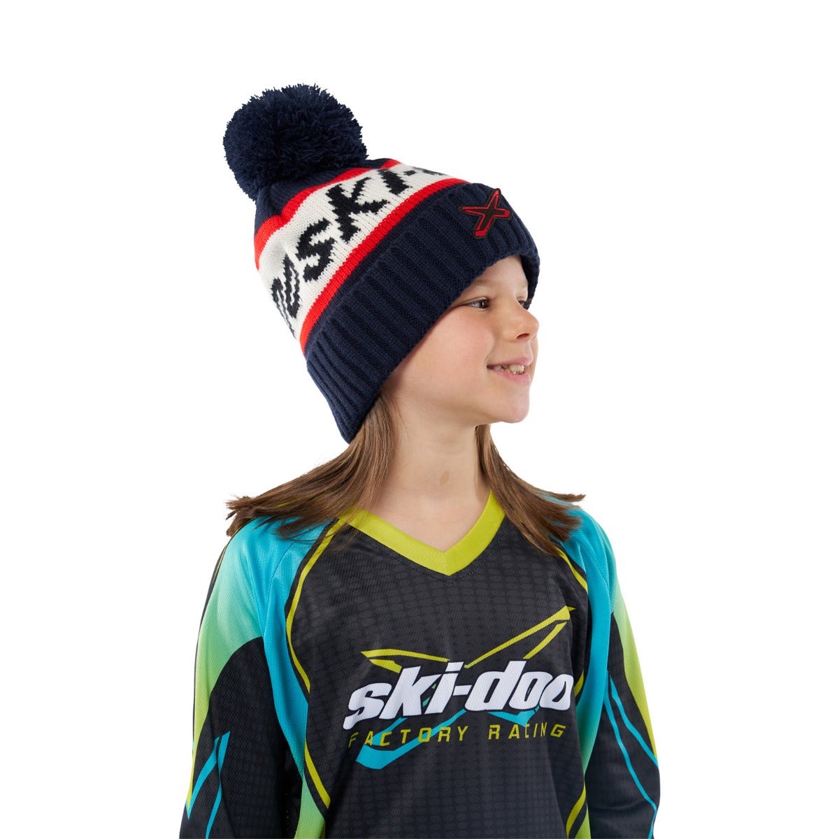 Ski-Doo Youth X-Team Pom-Pom Beanie