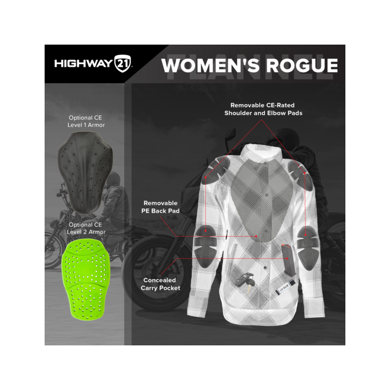 Flanelle d&#39;équitation Rogue Highway 21 pour femmes