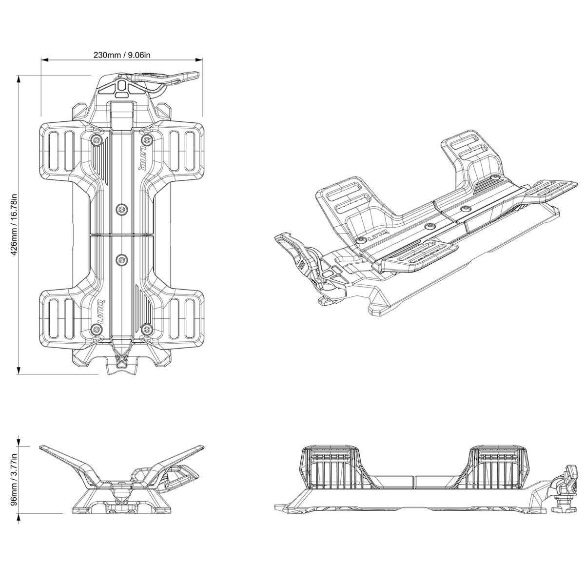 Sea-Doo LinQ Rear Floating Mat Holder