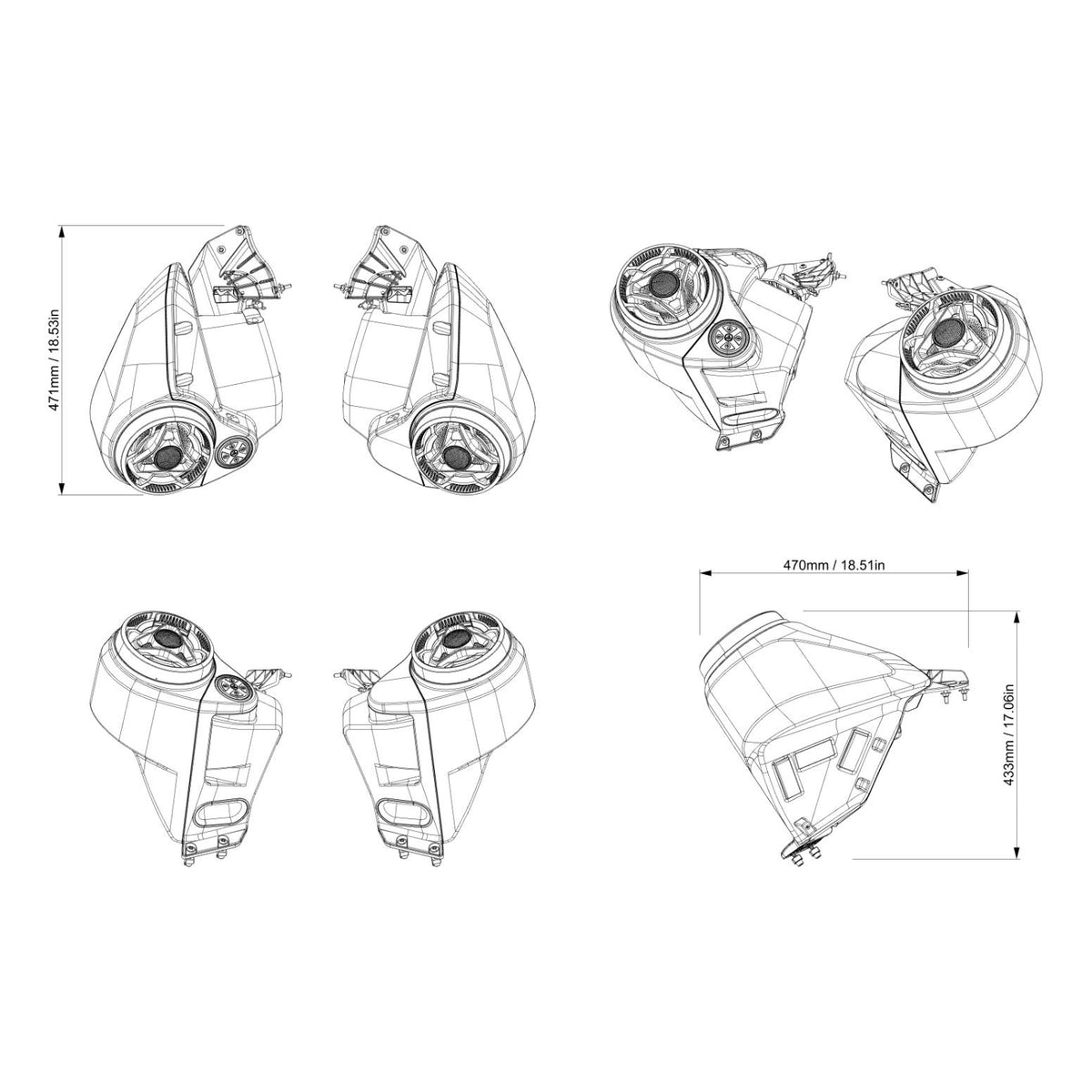 Sea-Doo 80W Platinum Audio System Kit