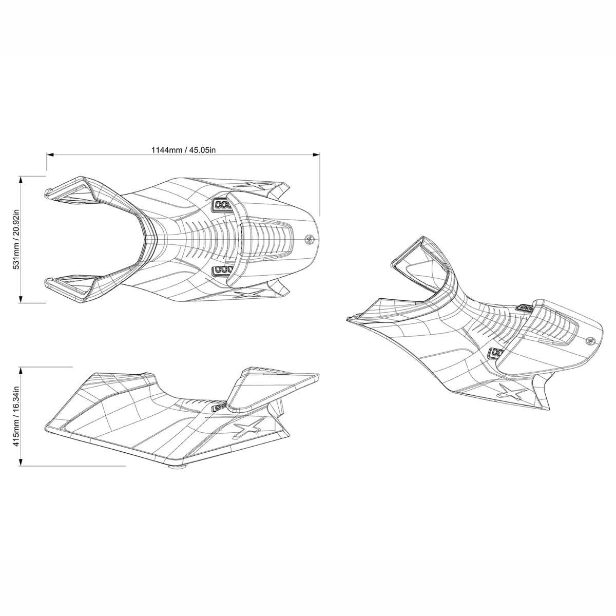 Sea-Doo Ergolock R Racing GTR-X Seat