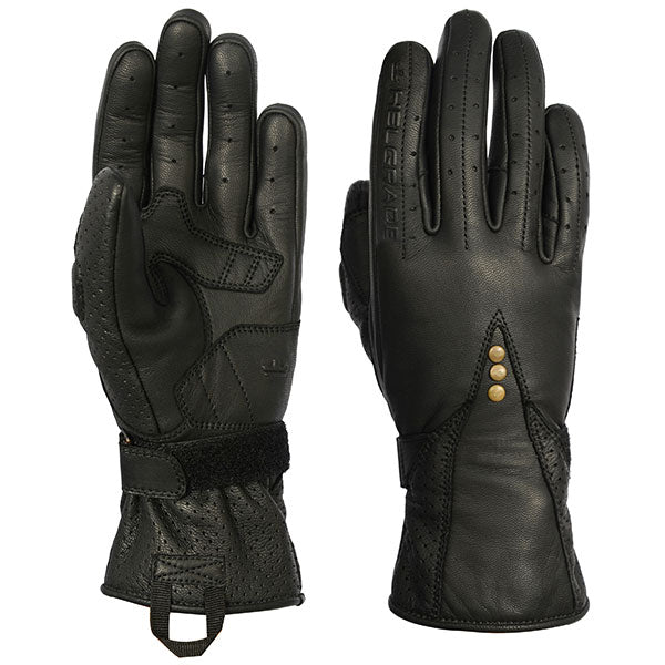 Gants en cuir pierre Helgrade pour femmes