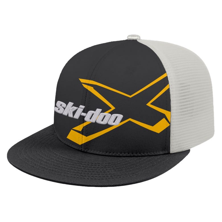Ski-Doo X-Team Flex Fit Flat Brim Cap