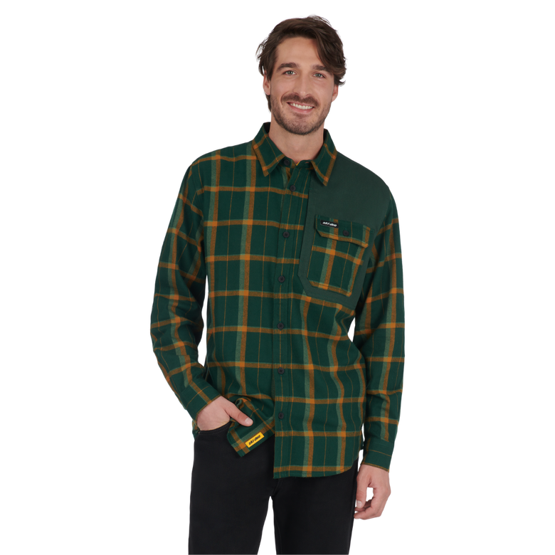 Ski-Doo Plaid Fannel Shirt - 2024