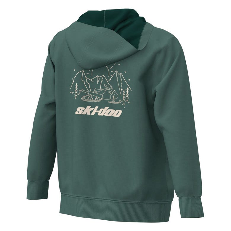 Ski-Doo Kid&#39;s Zip-Up Hoodie - 2024