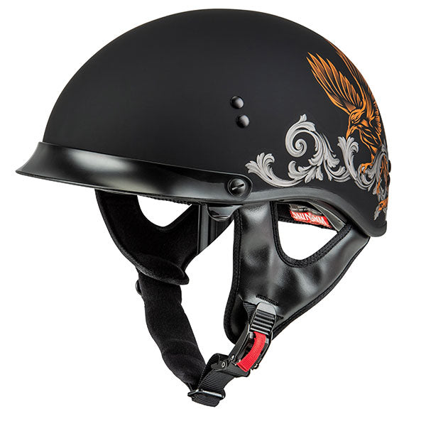 Gmax HH-65 Corvus Demi-casque entièrement habillé