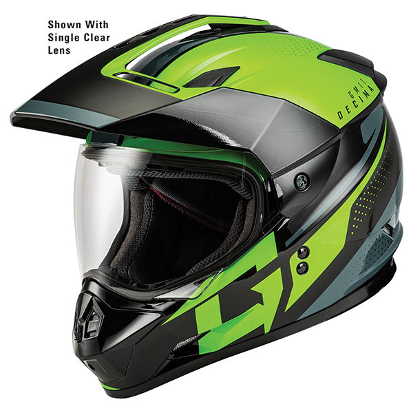 Gmax GM11 Decima Double Shield Snow Helmet
