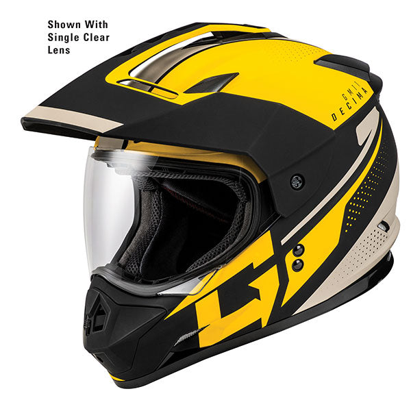 Gmax GM11 Decima Double Shield Snow Helmet