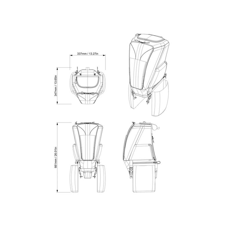 Sac pour console centrale Can-Am ｜ Maverick R MAX