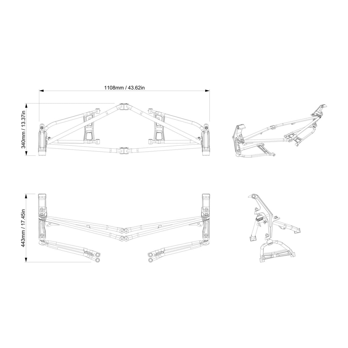 Lynx LFS-R Front Suspension Kit