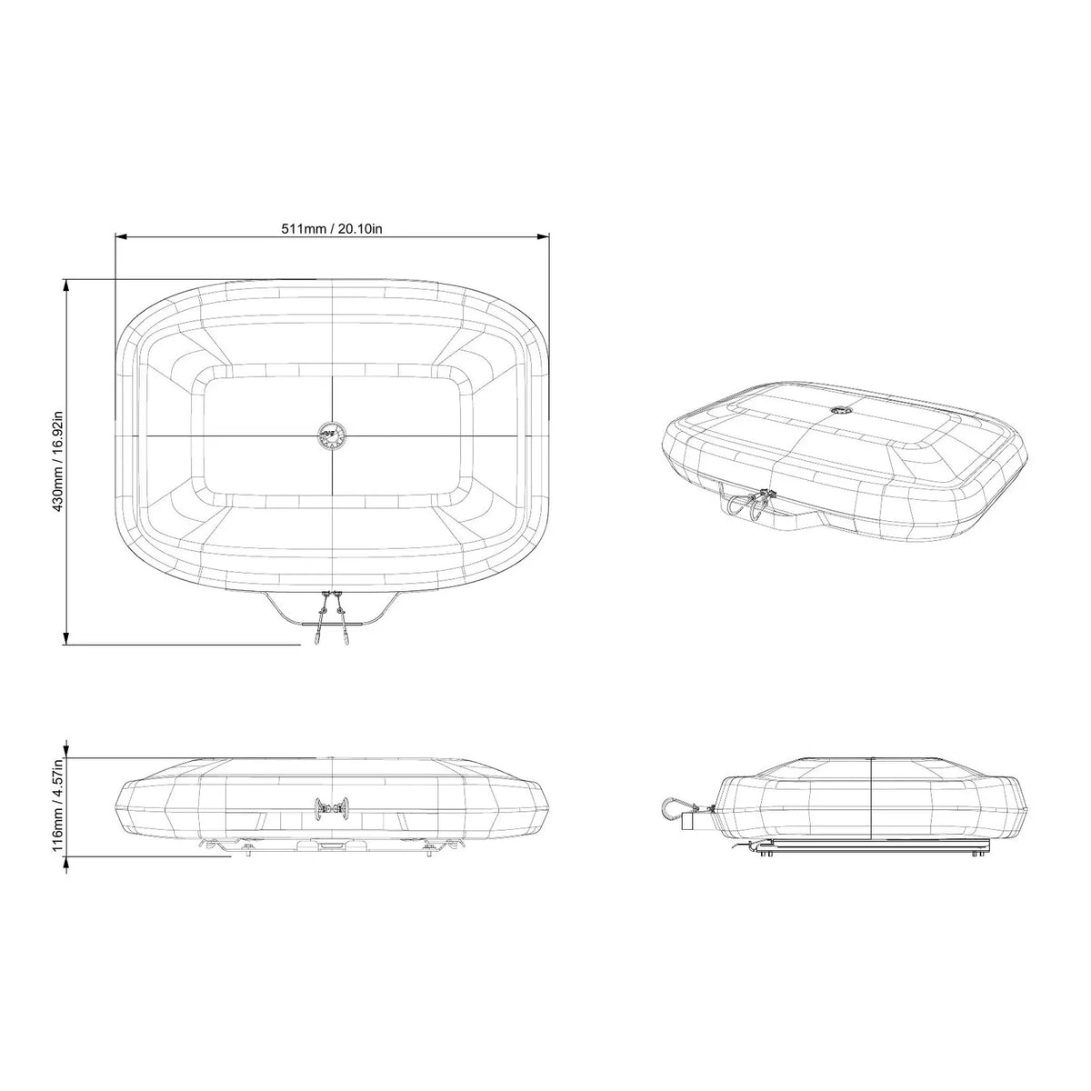 Ski-Doo LinQ Cargo Organizer
