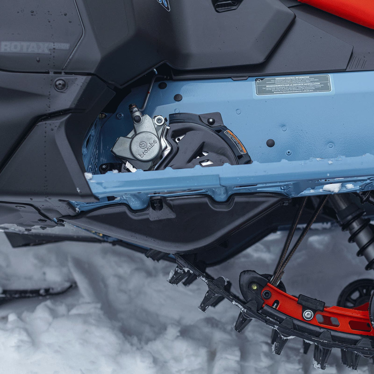 Protections de freins et de carter de chaîne pour Ski-Doo