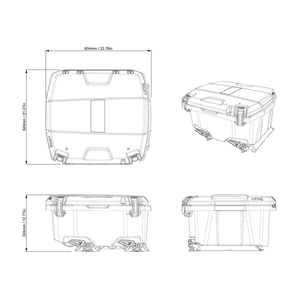 Ski-Doo LinQ Sport Utility Cargo Box - 60L