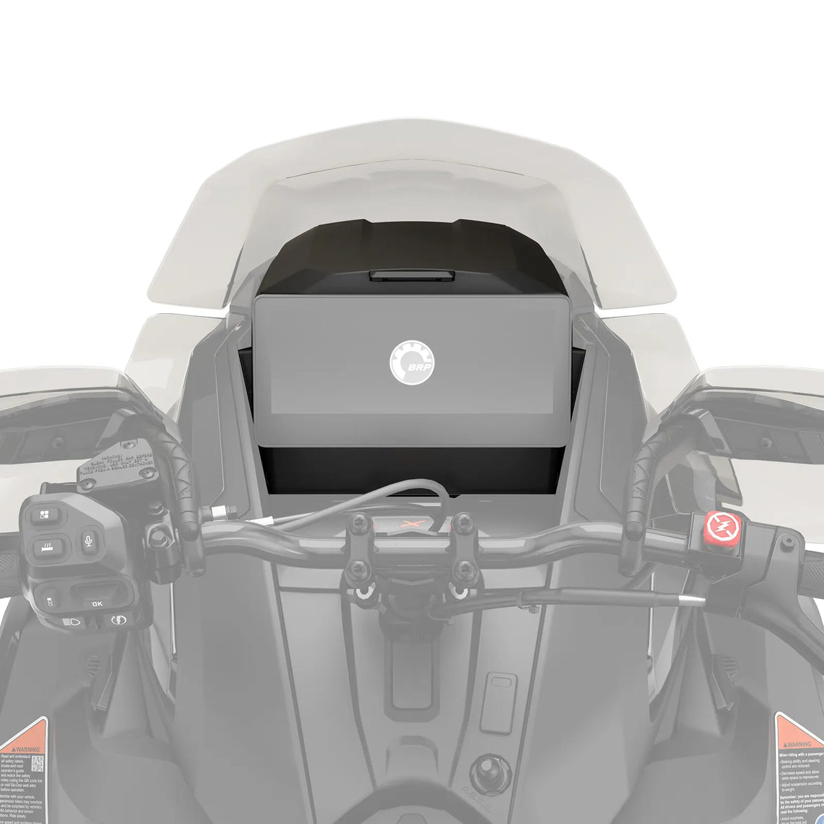 Ski-Doo 10,25" Touchscreen Display Relocator (with glovebox light)