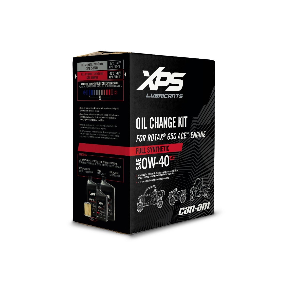 Can-Am Off Road XPS 4 Stroke Synthetic Engine Oil Change Kit | 650cc
