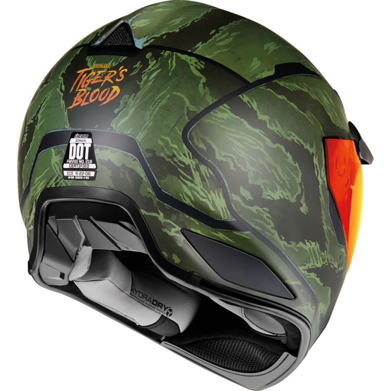 Casque de sang de tigre du domaine de l'icône