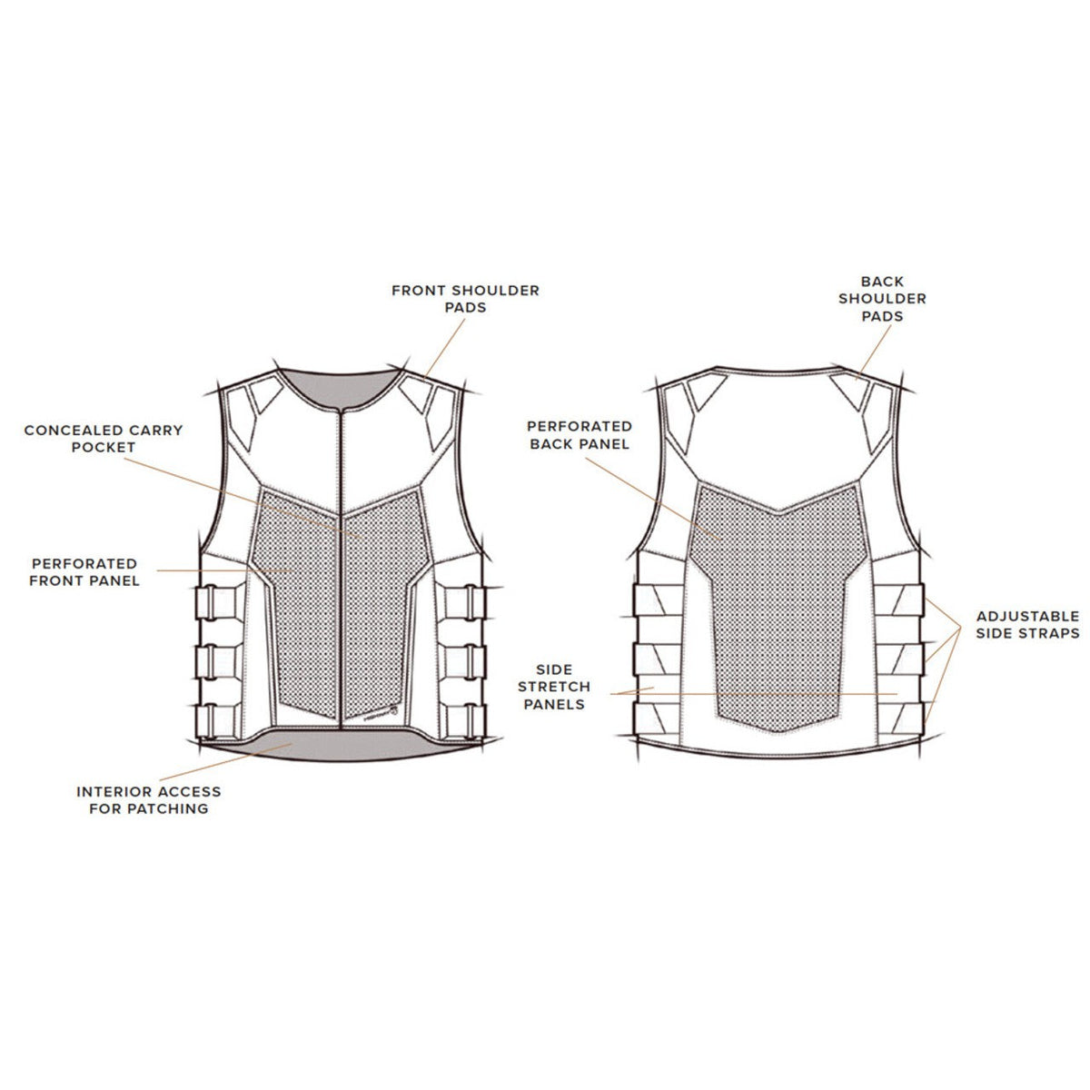 Gilet perle Highway 21 pour femmes