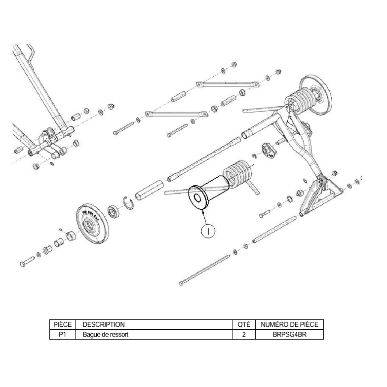B-PWR Suspension Spring Ring | Ski-Doo Gen4