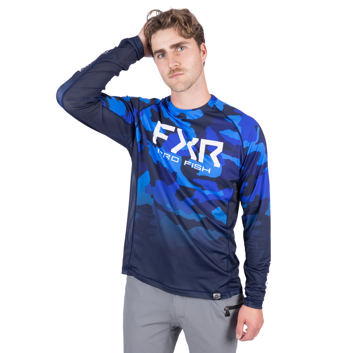 T-shirt à manches longues FXR Derby Camo Air UPF