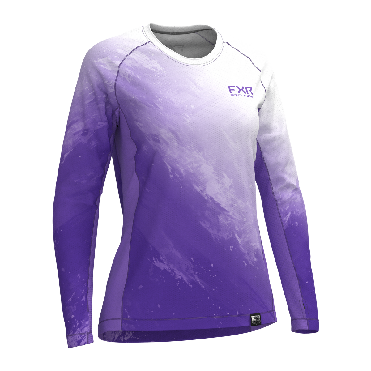 T-shirt à manches longues FXR Derby Swell Air UPF pour femme