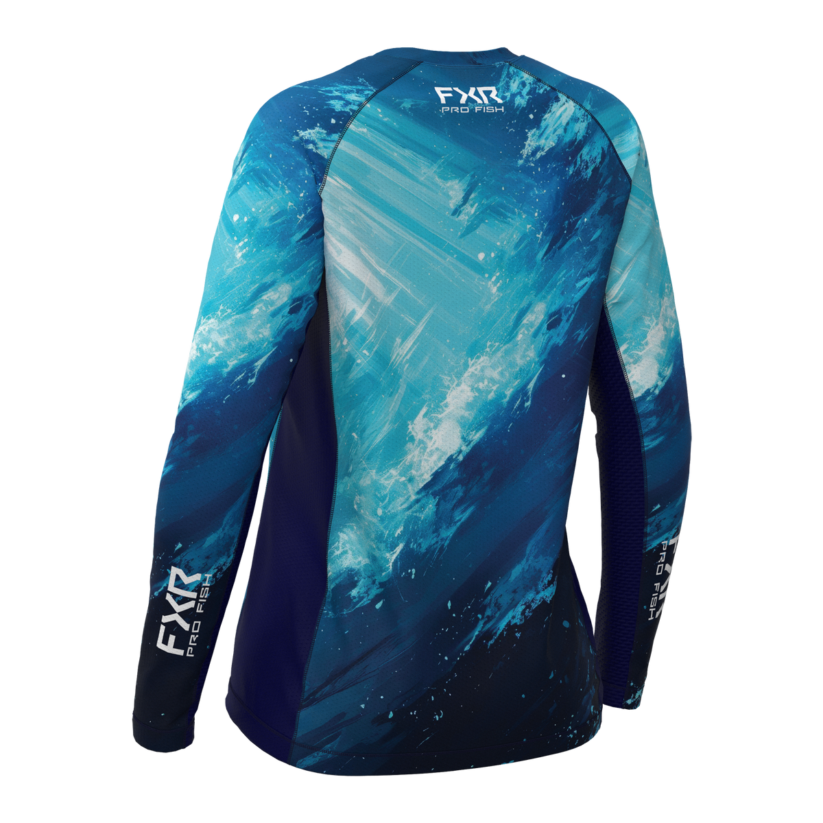 T-shirt à manches longues FXR Derby Swell Air UPF pour femme