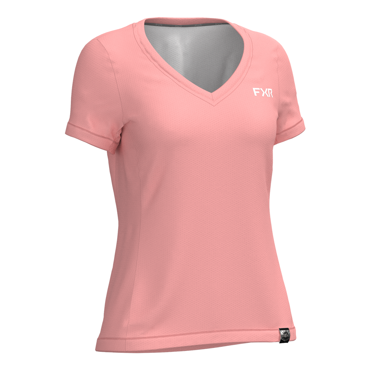 T-shirt à col en V FXR Rush Air pour femme avec protection UPF