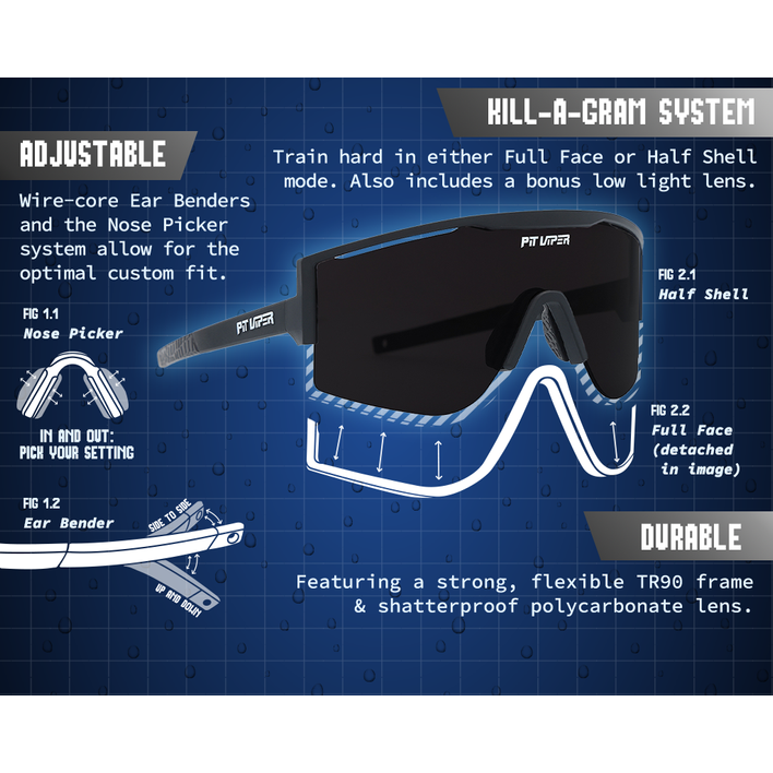 Pit Viper Try-Hard Sunglasses