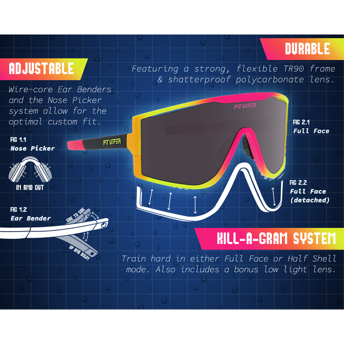 Pit Viper Try-Hard Sunglasses