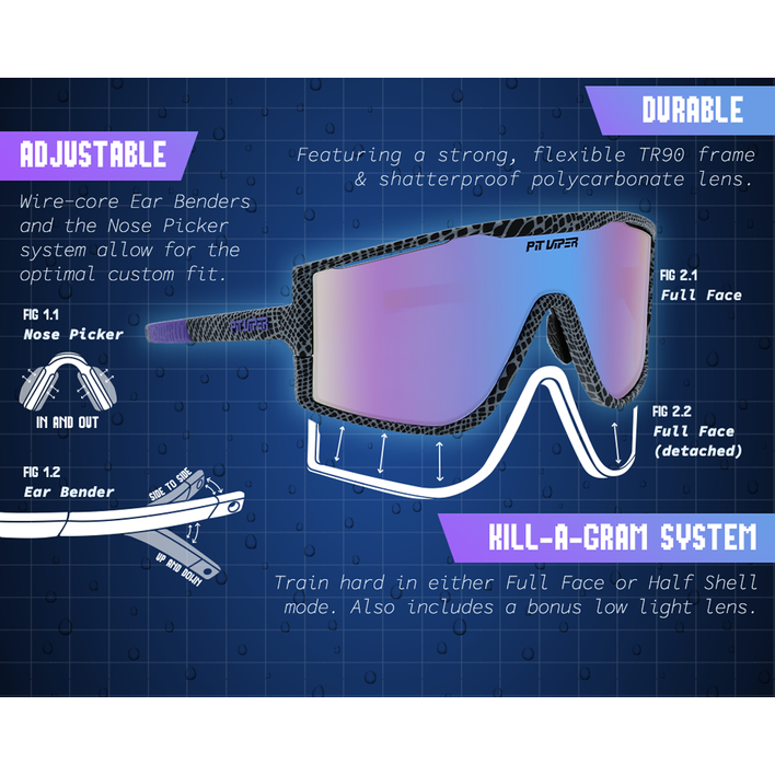 Pit Viper Try-Hard Sunglasses