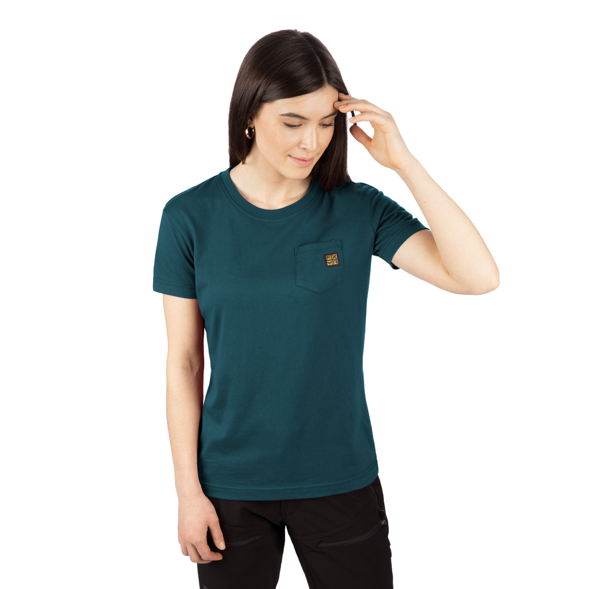 FXR Women&#39;s Work Pocket Premium Boyfriend T-Shirt