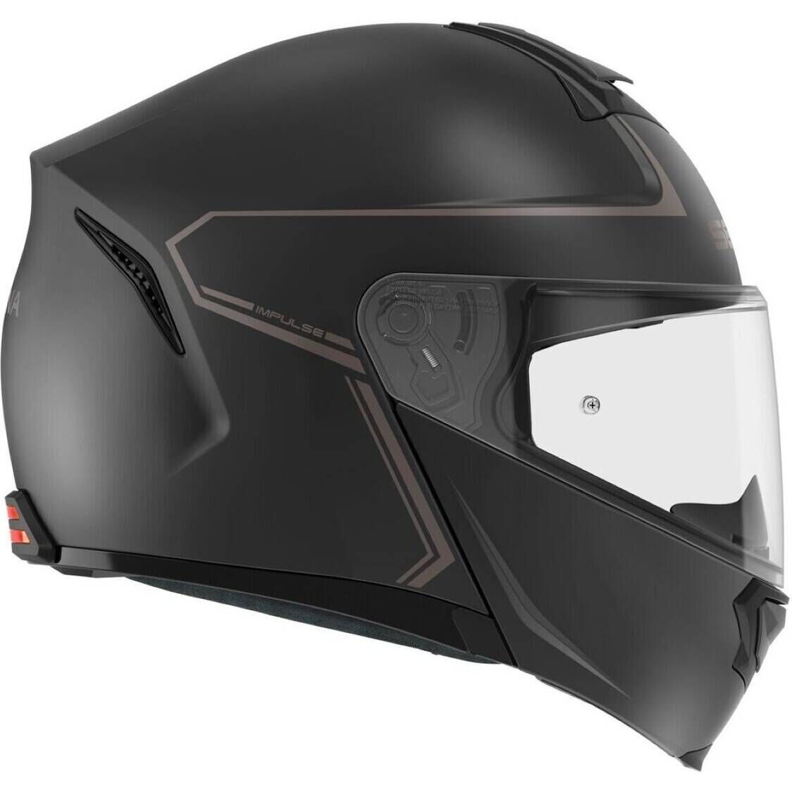 Sena Impulse Motorcycle Modular Helmet – XXL – Black Matte – Harman Kardon Bluetooth – DOT/ECE