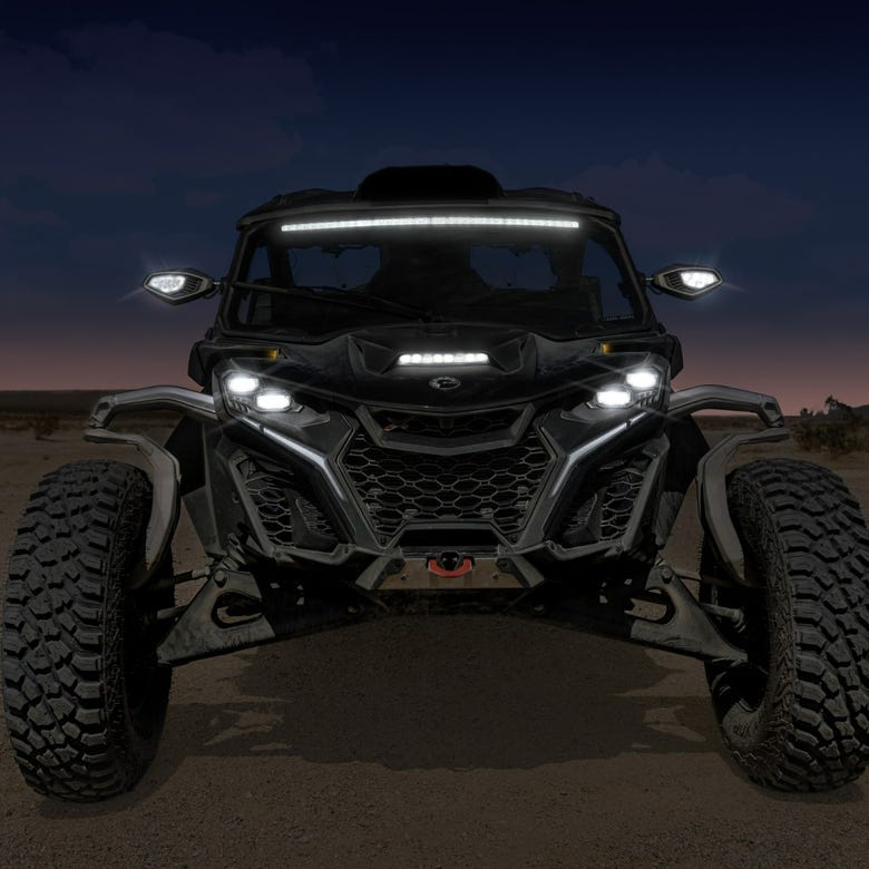 Éclairage de capot LED intégré intelligent Can-Am | Maverick R.