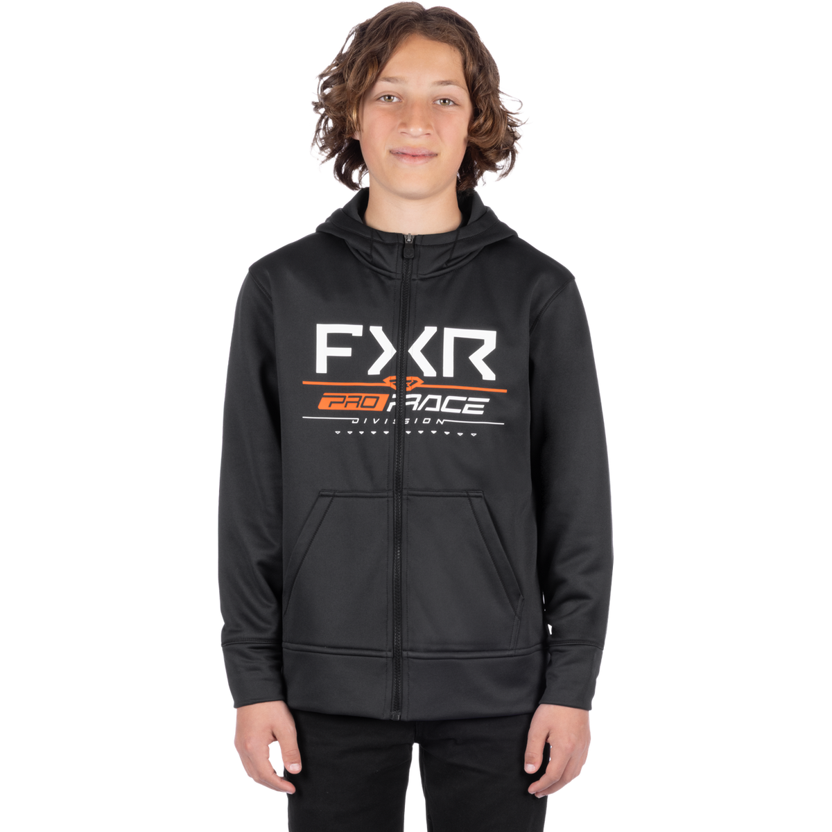 FXR Youth Race Division Tech Zip Up Hoodie