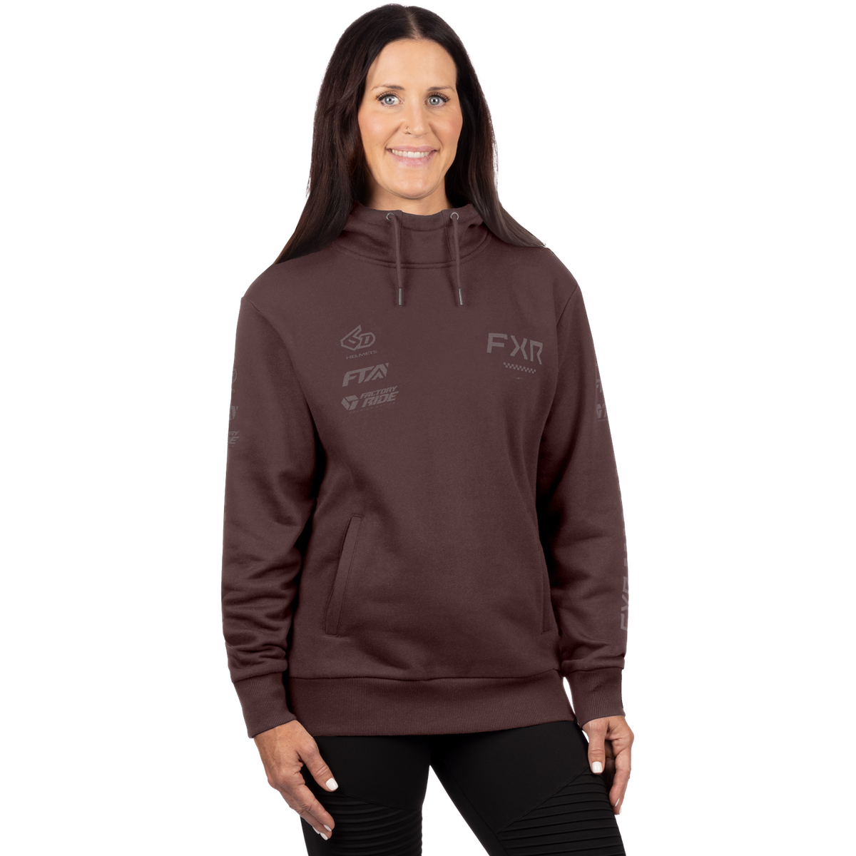 FXR Women's Stack Cotton Pullover Hoodie