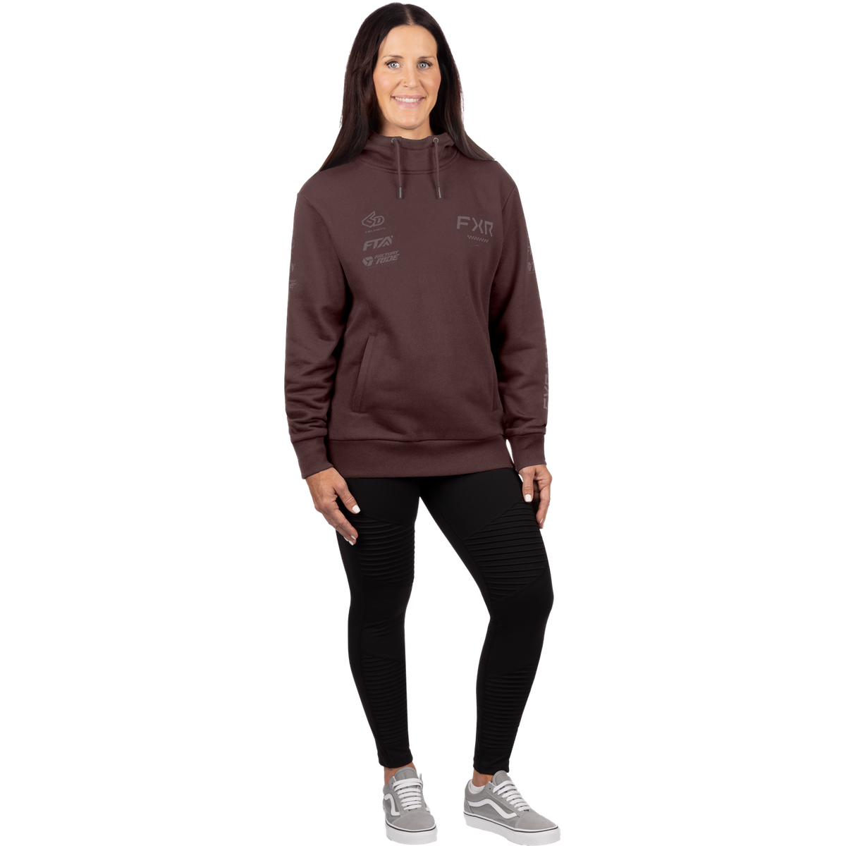 FXR Women's Stack Cotton Pullover Hoodie