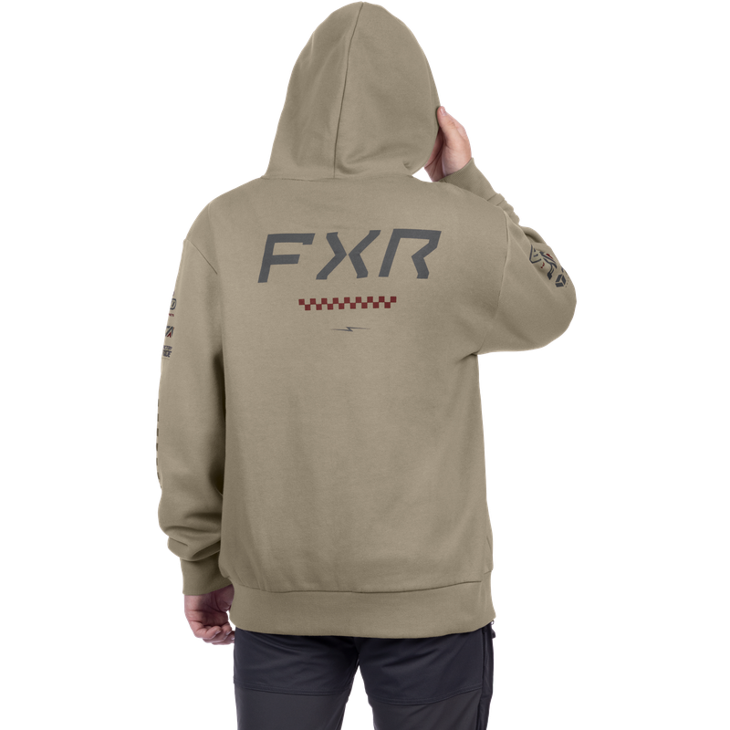 Sweat à capuche zippé FXR Stack en coton