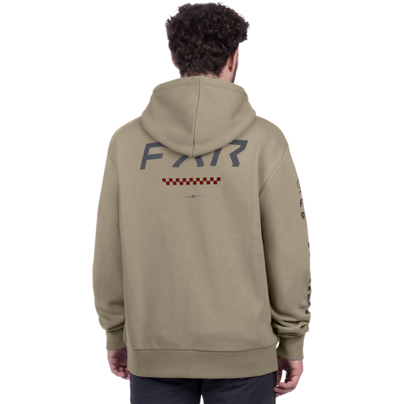 Sweat à capuche zippé FXR Stack en coton