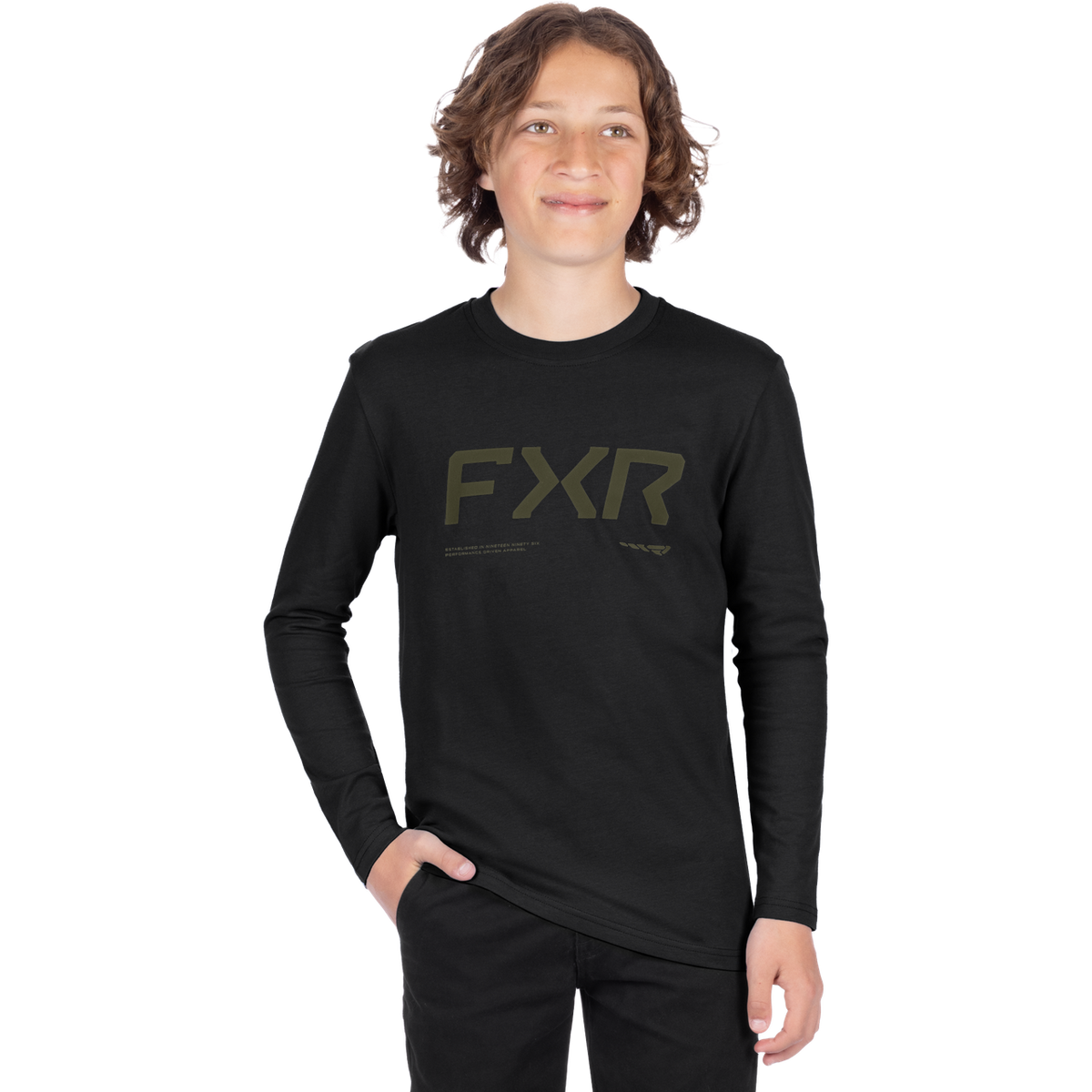 FXR Youth Hydrogen Premium Longsleeve Shirt