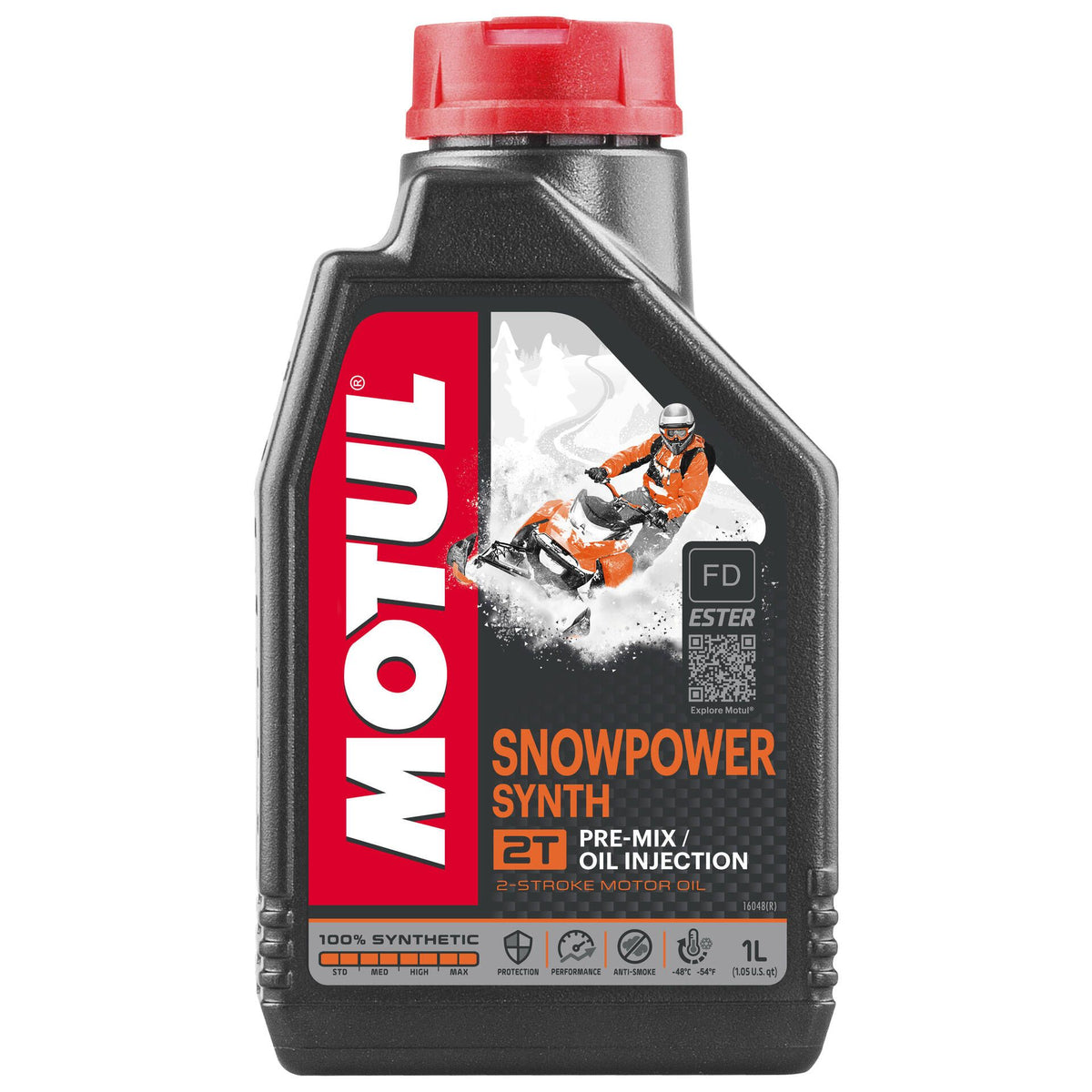 Huile synthétique 2T Motul Snowpower