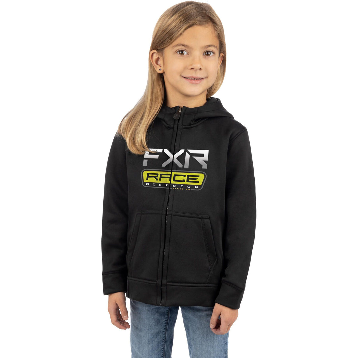 Sweat à capuche technique FXR Race Division pour jeunes tout-petits - 2024