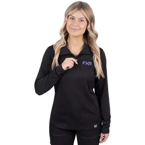 FXR Pilot UPF 1/4 Zip LS Chemise pour femmes