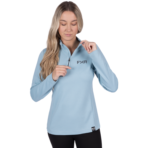 FXR Pilot UPF 1/4 Zip LS Chemise pour femmes