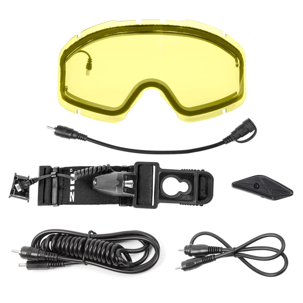 heated snowmobile goggles CKX Titan Electric 210° Tactical Goggle Lens Upgrade Kit