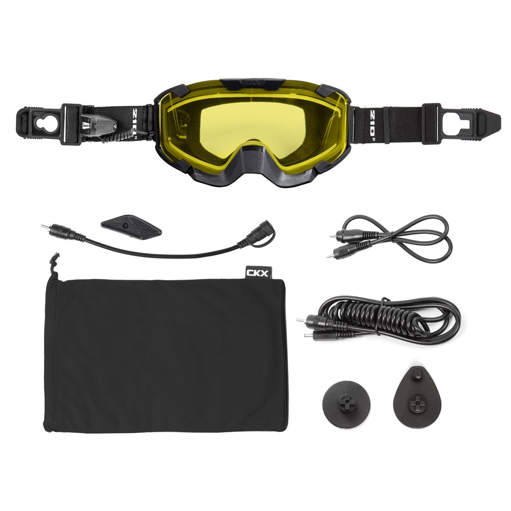 CKX Lunettes de neige isolées Titan Electric 210° Trail