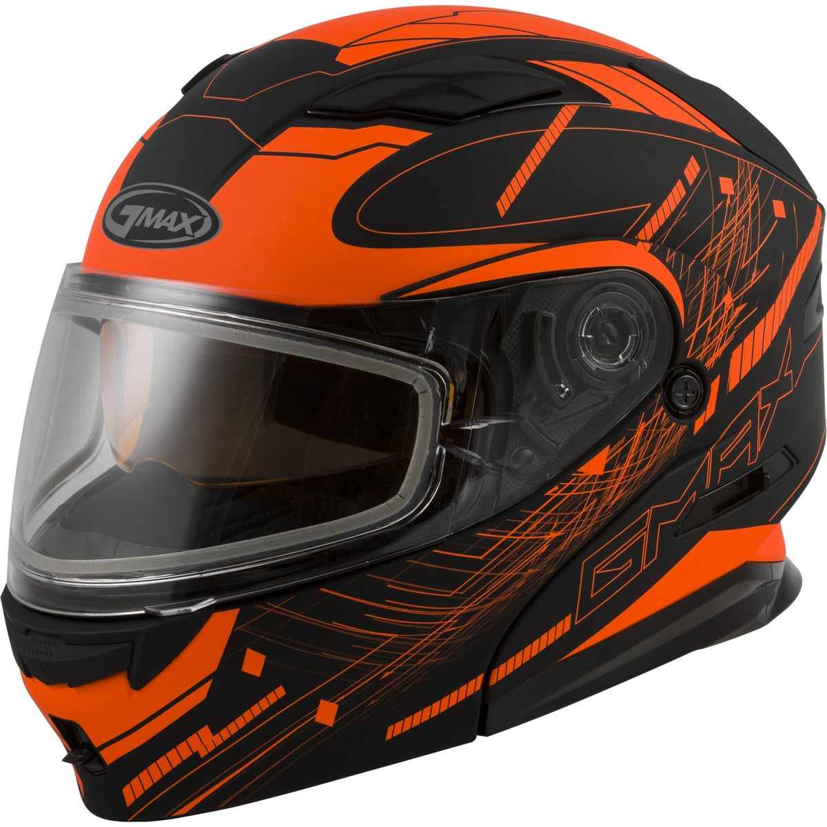 Casque Modulaire GMax MD01 avec Bouclier à Double Lentille