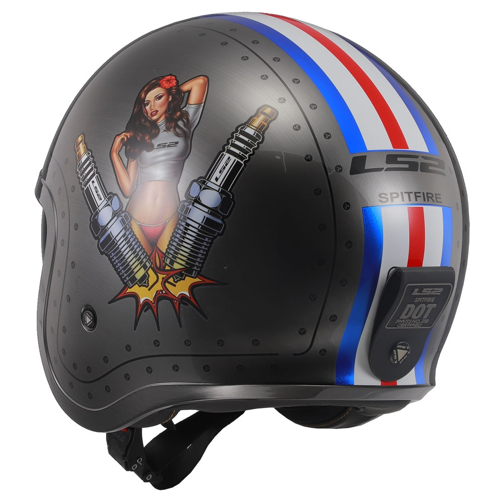 LS2 Spitfire Open Face Helmet